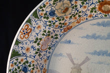 Belgian Boch Freres Faience Hand-Painted Charger