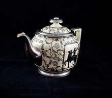 H & Co. Selb Bavaria Germany Heinrich porcelain silver overlay teaset