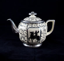 H & Co. Selb Bavaria Germany Heinrich porcelain silver overlay teaset