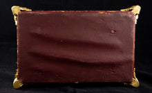 Eugene Cornu (Paris c. 1870) Gilt Bronze and Red Leather Stationery Box
