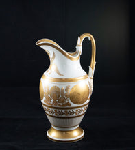 Old Paris Gilt Porcelain Pitcher