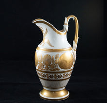 Old Paris Gilt Porcelain Pitcher