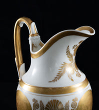 Old Paris Gilt Porcelain Pitcher