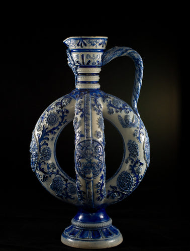 Westerwald Double Ring Ewer