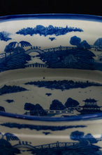 Colossal Blue & White Ironstone Footbath