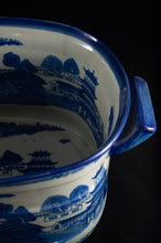 Colossal Blue & White Ironstone Footbath