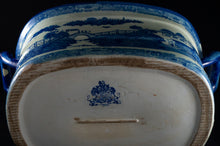 Colossal Blue & White Ironstone Footbath