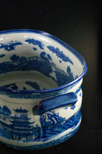 Colossal Blue & White Ironstone Footbath