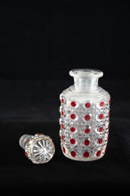 Baccarat Ruby Diamonds and Stones Glass Toilette Bottle