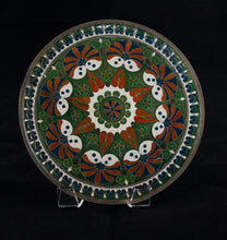 19th Century Russian Gilt Bronze Cloisonne Enamel Decorative Dish