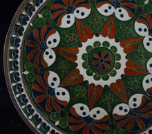 19th Century Russian Gilt Bronze Cloisonne Enamel Decorative Dish