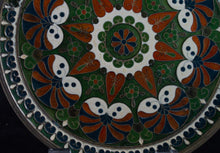 19th Century Russian Gilt Bronze Cloisonne Enamel Decorative Dish