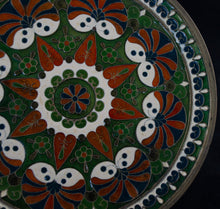 19th Century Russian Gilt Bronze Cloisonne Enamel Decorative Dish