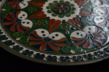 19th Century Russian Gilt Bronze Cloisonne Enamel Decorative Dish