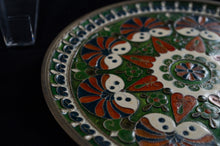 19th Century Russian Gilt Bronze Cloisonne Enamel Decorative Dish