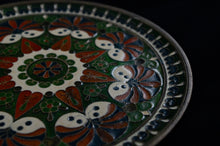 19th Century Russian Gilt Bronze Cloisonne Enamel Decorative Dish