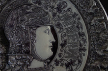 19th Century German Pair of Trojan War Plaques "Minerva vs. Mars/Ares"