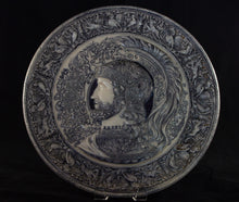 19th Century German Pair of Trojan War Plaques "Minerva vs. Mars/Ares"
