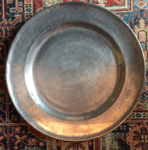 18th century English pewter charger