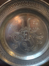 SOLD: 18th Century Engraved German Pewter Plates 4-piece Set