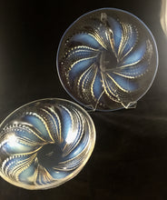 R Lalique Fleurons Bowl and Plate Circa 1935