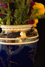 Two Albert Gregory signed Royal Crown Derby vases from the 1890-1921 production years. Measure 9.5"h x 6"w. From a San Francisco collection.