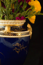 Two Albert Gregory signed Royal Crown Derby vases from the 1890-1921 production years. Measure 9.5"h x 6"w. From a San Francisco collection.