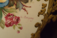 Two Albert Gregory signed Royal Crown Derby vases from the 1890-1921 production years. Measure 9.5"h x 6"w. From a San Francisco collection.