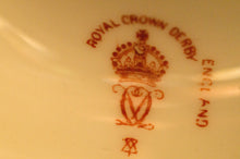 Two Albert Gregory signed Royal Crown Derby vases from the 1890-1921 production years. Measure 9.5"h x 6"w. From a San Francisco collection.