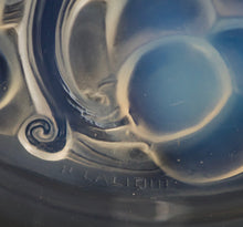 Circa 1927 René Lalique (1860-1945) opalescent glass Marienthal plate R Lalique signature Greenans Cottage decorative arts and antiques Virginia USA